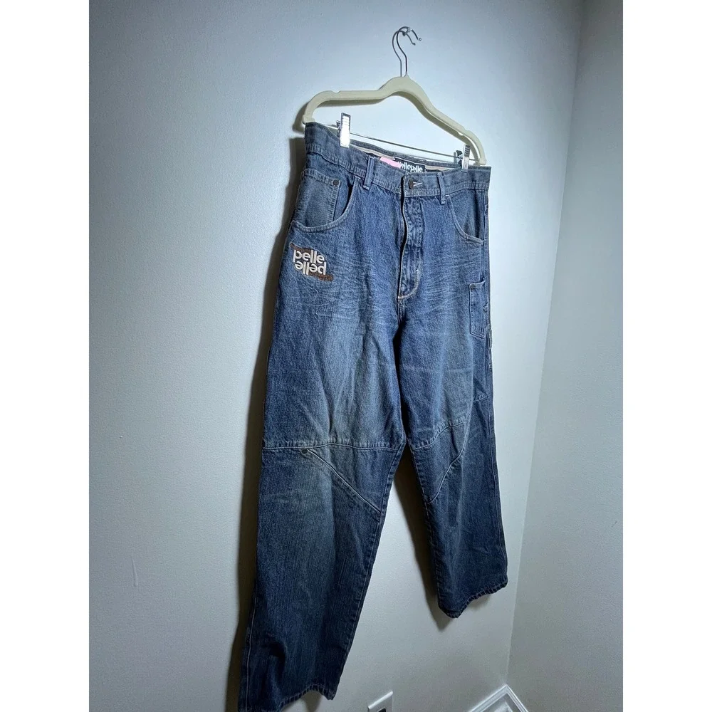 Vintage Pelle Pelle Marc Buchanan Baggy Carpenter Jeans Blue Denim